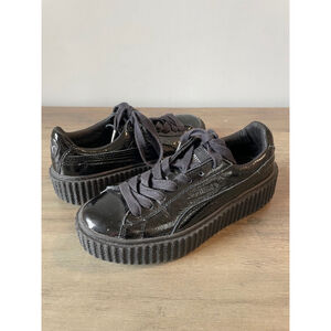 Fenty by Rihanna x Puma, Black Platform patent leather Sneakers Size 6 women